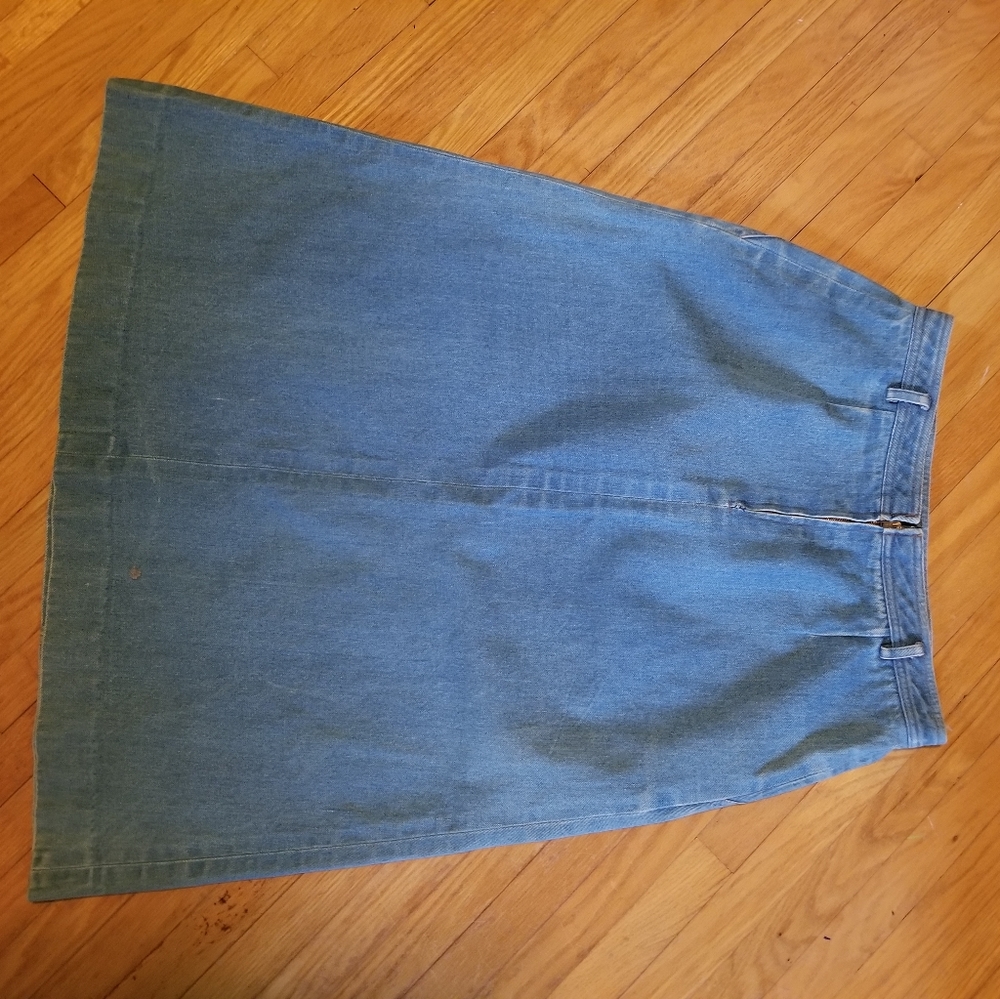 Vintage denim skirt
